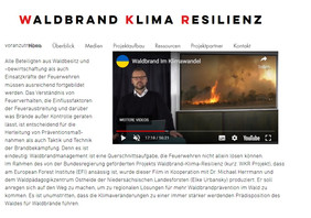 Feuerwehrmann und Waldbrandexperte Dr. Michael Herrmann berichtet in dem neuen Film des Waldklimafonds-Projektes "WKR" über die Waldbrandkatastrophe 1975 im Wendland und zieht daraus Rückschlüsse für die heutige Waldbrandprävention. Quelle: WKR Website