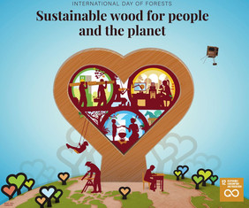 Das Logo der FAO zum Internationalen Tag der Wälder 2022 
https://www.fao.org/international-day-of-forests/en/