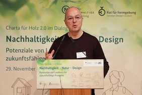 Lutz Dietzold, Rat für Formgebung: Zirkularität ist der Goldstandard der Nachhaltigkeit. Foto: FNR / BMEL / photothek